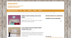 Desktop Screenshot of nemoinfo.cz